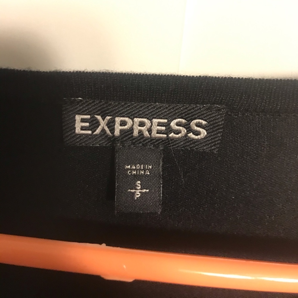 EXPRESS black long sleeved dress. SMALL